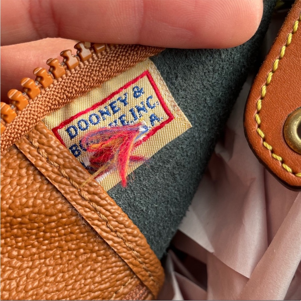 Dooney & Bourke AWL Leather Carry On Duffle Luggage Travel Bag R14 weekender - Picture 15 of 16